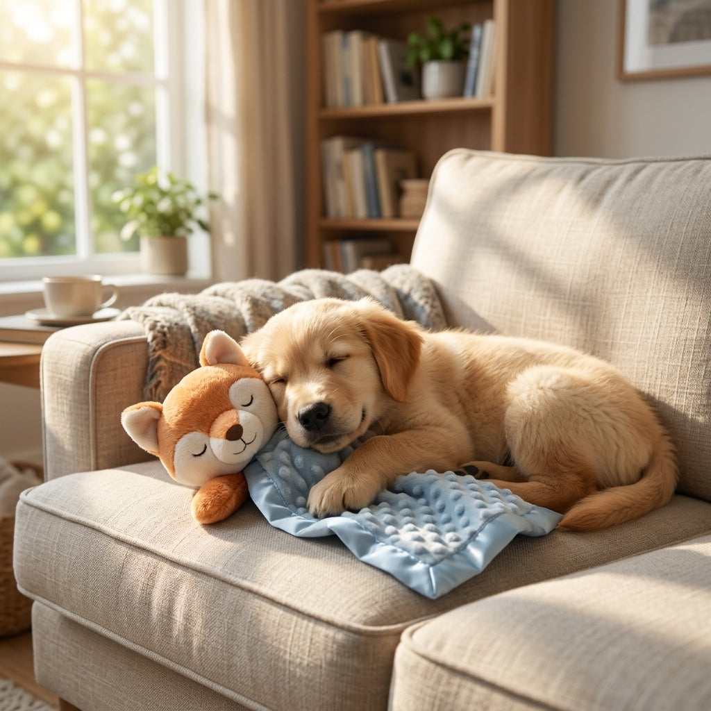 Super soft plush soothing toy