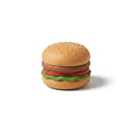 Hamburger rubber ball
